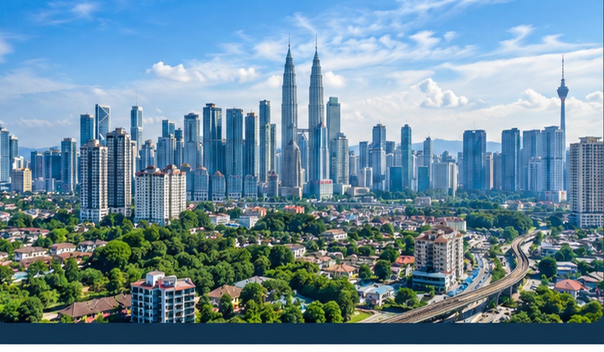 マレーシアの街並みをイメージした画像